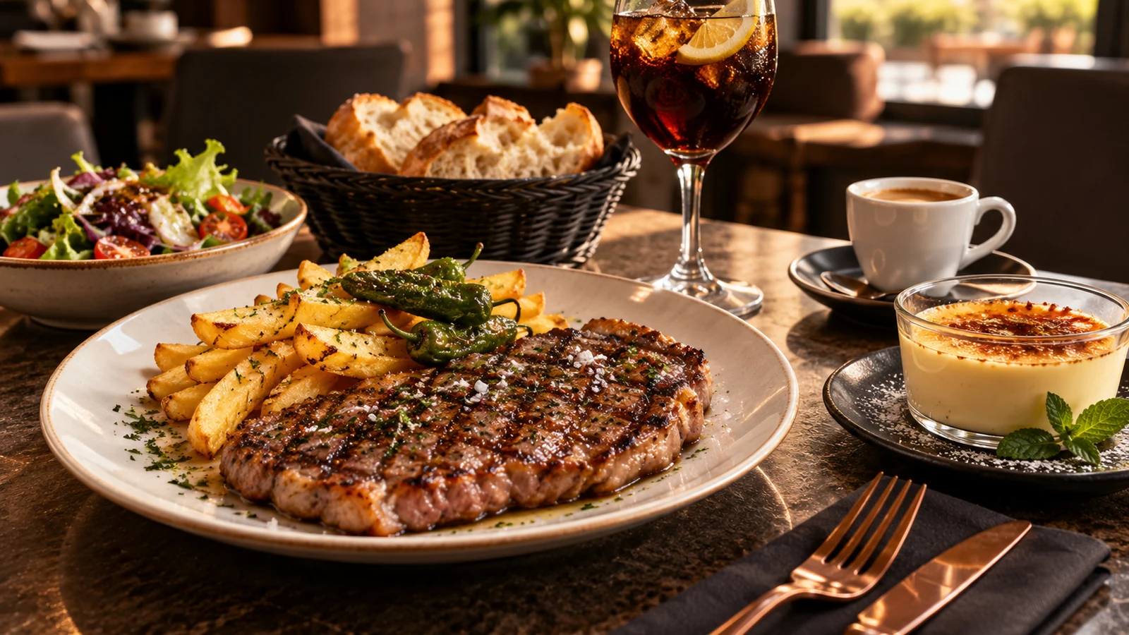 Menú del día en Al Paso Steak House Valdemoro